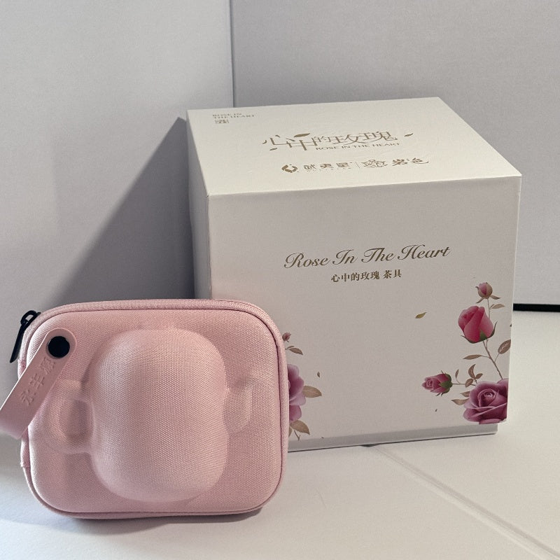 Rose in heart Tea Set